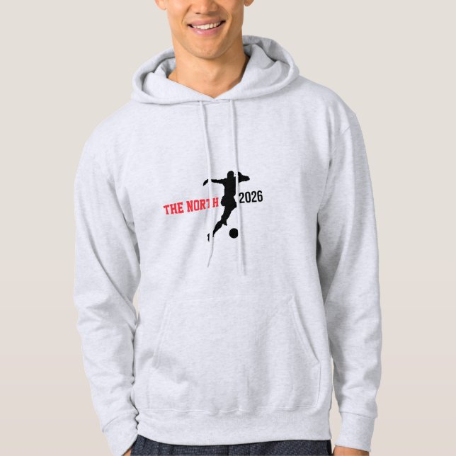 THE NORTH 2026 // LE NORD - Kanadensisk fotbollsfa Hoodie (Framsida)