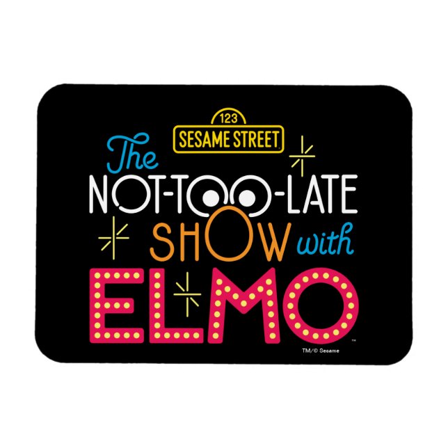 The Not-Too-Late Show med Elmo Magnet (Horisontell)