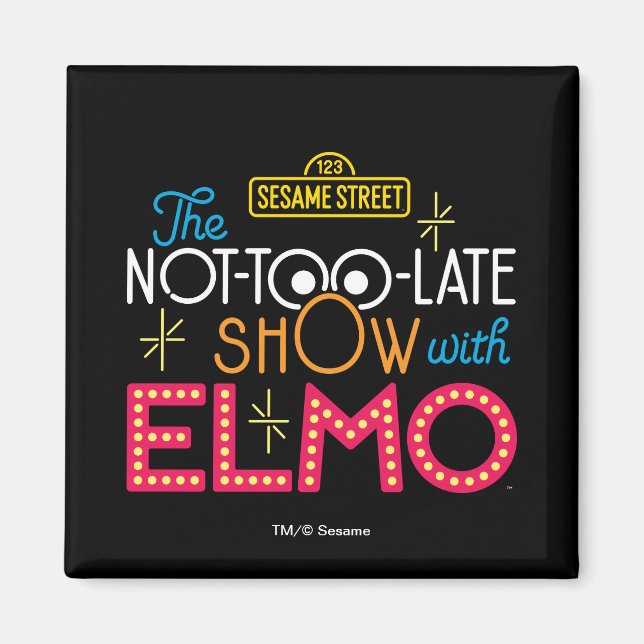 The Not-Too-Late Show med Elmo Magnet (Framsidan)