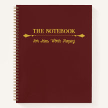 The Notebook | Minimalist Burgundy Guld Journal