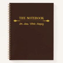 The Notebook | Minimalist Espresso Guld Journal