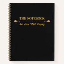 The Notebook | Minimalistisk svart guldbok