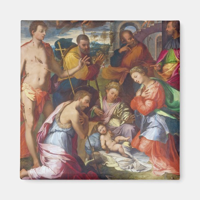 The Ntivity, 1534 (oil on Panel) Magnet (Framsidan)