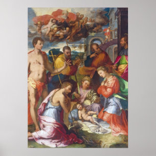The Ntivity, 1534 (oil on Panel) Poster