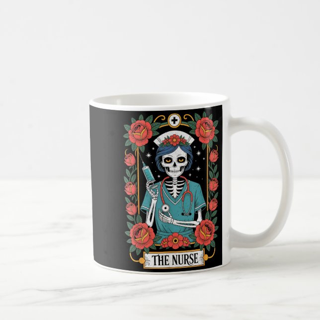 The Nurse Tarot Card  Kaffemugg (Höger)