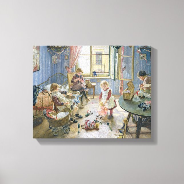 The Nursery, 1889 Canvastryck (Framsida)