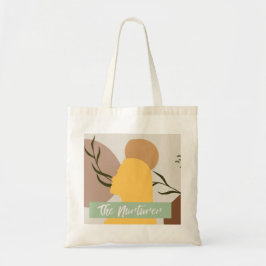 The Nurturer Tote Bag – Mjuk neutral canvasväska Tygkasse