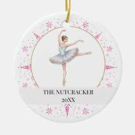 The Nutcracker Ballet Christmas Holiday  Julgransprydnad Keramik