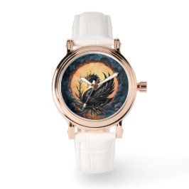 The Obsidian Swan of Moonlit Grace. In the twiligh Armbandsur