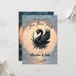 The Obsidian Swan of Moonlit Grace.  Inbjudningar