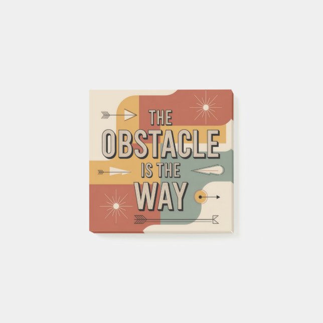 The Obstacle Is The Way Post-it Block (Framsida)