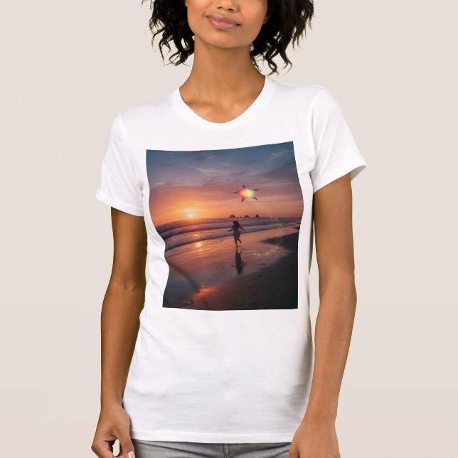 The Ocean Of Love Rising T Shirt (Framsida)