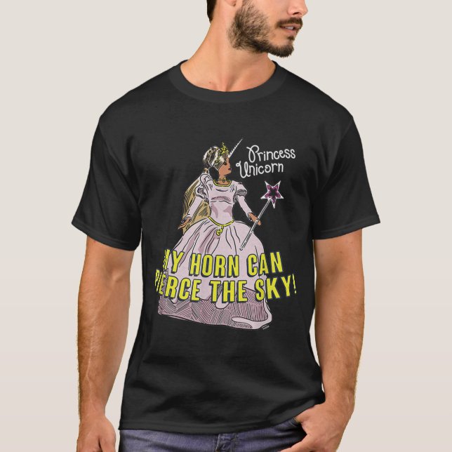 The Office Princess Unicorn Funny boy T Shirt (Framsida)