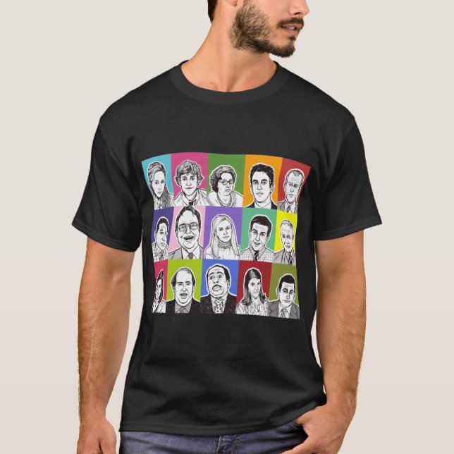 The Office retro T Shirt (Framsida)