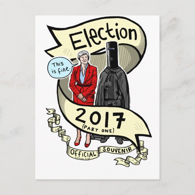 The Official Laurie Pink Election 2017 Souvenir Vykort (Framsida)