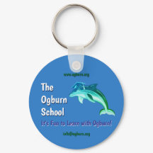 The Ogburn School Dolphin/Site Länkar Nyckelring