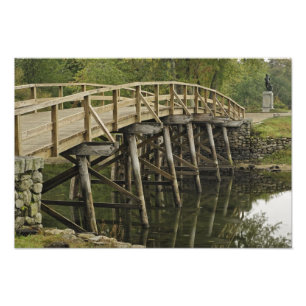 The Old North Bridge, Minute Man National Fototryck