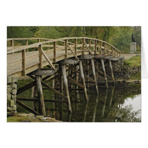 The Old North Bridge, Minute Man National Hälsningskort