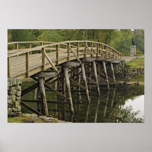 The Old North Bridge, Minute Man National Poster (Framsidan)