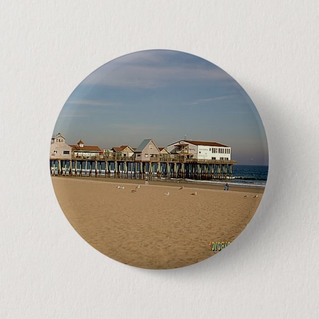 The Old Orchard Beach Pier Knapp (Framsida)