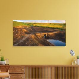 The Old Packhorse Bridge of Baitings Canvastryck