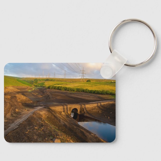 The Old Packhorse Bridge of Baitings Nyckelring (Framsida)