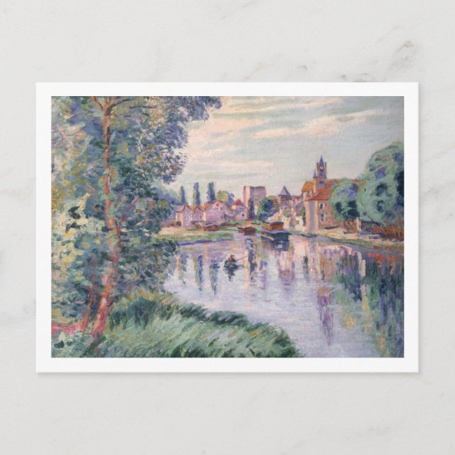 The Old Samois, c.1900 (oil on canvas) Vykort (Framsida)