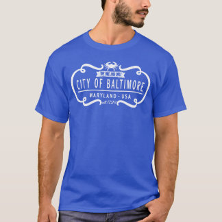The One and Only City of Baltimore Kläder s retro T Shirt