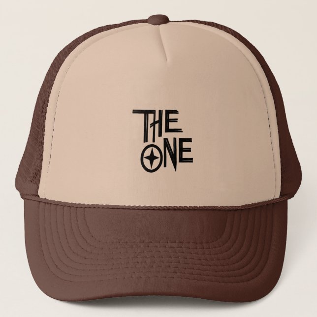 The One – minimalistisk Truckerkeps (Framsida)