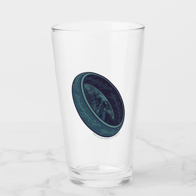 THE ONE RING™ GOLLUM™ Grafik Glaskopp (Framsida)
