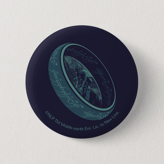 THE ONE RING™ GOLLUM™ Grafik Knapp (Framsida)