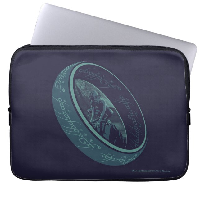 THE ONE RING™ GOLLUM™ Grafik Laptop Fodral (Framsidan)