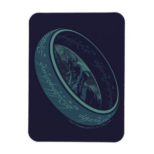 THE ONE RING™ GOLLUM™ Grafik Magnet