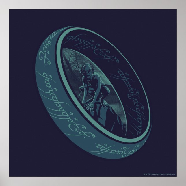 THE ONE RING™ GOLLUM™ Grafik Poster (Framsidan)
