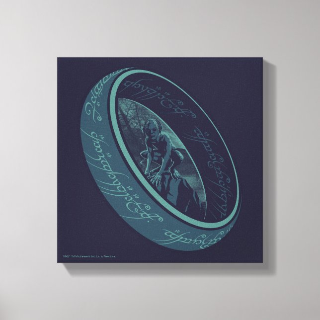THE ONE RING™ GOLLUM™ Graphic Canvastryck (Framsida)