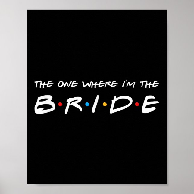 The One Where Im The Bride Bröllop  Poster (Framsidan)