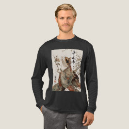 "The One Will Come" Japanese Cat Art Long Sleeve T Shirt