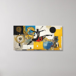 The Orchestra and the Ballerina Canvastryck