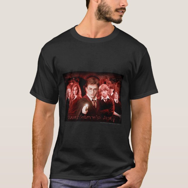 THE ORDER OF THE PHOENIX™ DUMBLEDORE'S ARMY™ Röd Tee (Framsida)