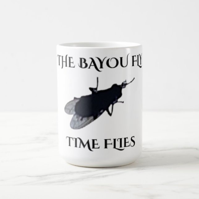 The Original Bayou Fly  Tiden Flyger Kaffemugg (Center)