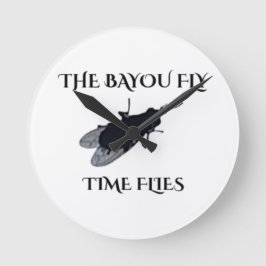 The Original Bayou Fly Time Flies Rund Klocka