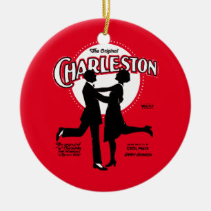 The Original Charleston Dance Notblad 1923 Julgransprydnad Keramik