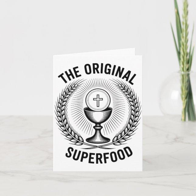 The Original Superfood Eucharist Catholic M  Kort (Framsida)