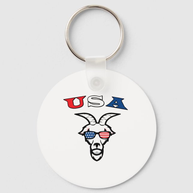The Original Usa The Goat  Nyckelring (Framsida)