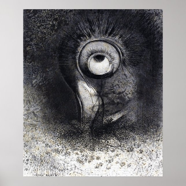 The Origins ritad av Odilon Redon Poster (Framsidan)