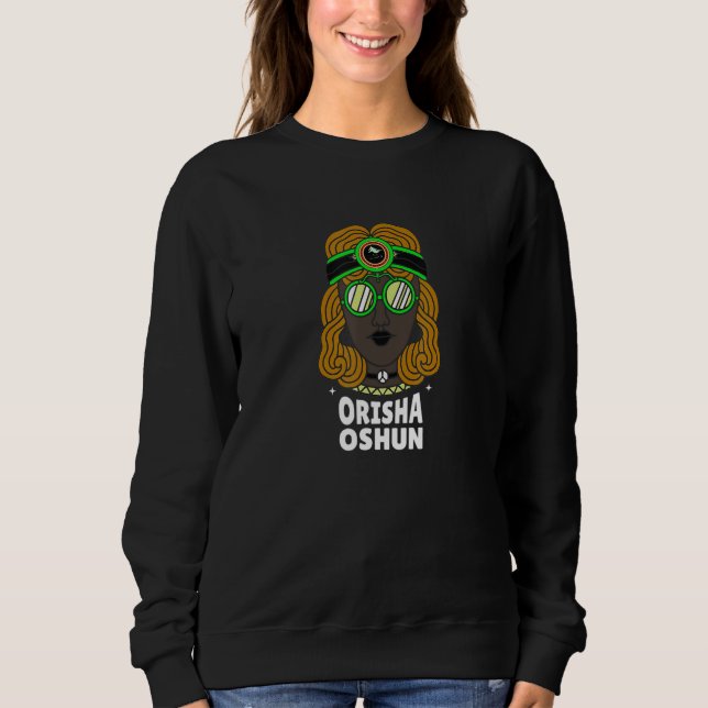 The Orisha Oshun Ashe - Goddess of Divinity, Femin T Shirt (Framsida)