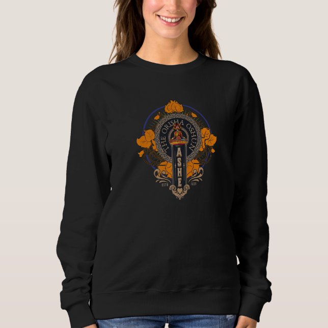 The Orisha Oshun Ashe  Goddess of Divinity Feminin T Shirt (Framsida)