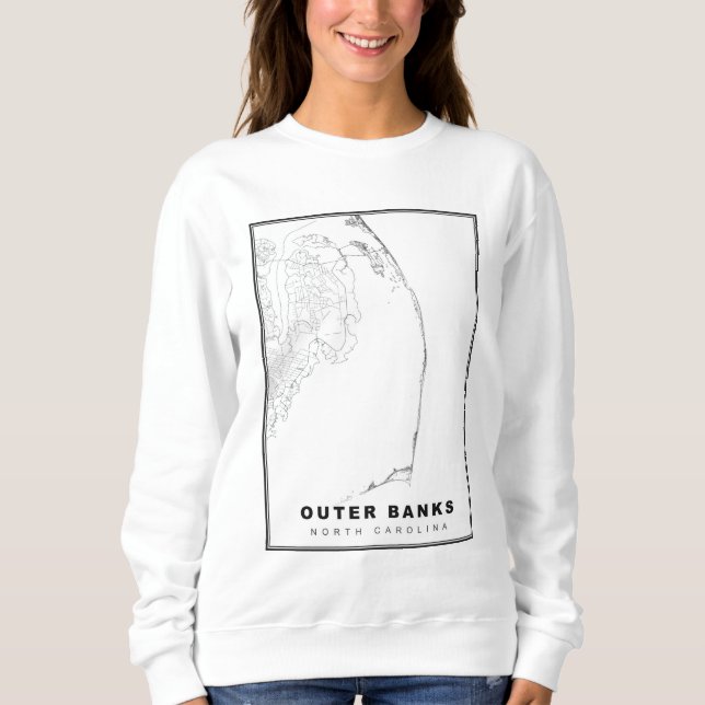 The Outer Banks Karta T Shirt (Framsida)