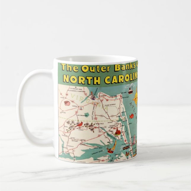 The Outer Banks Kartmugg Kaffemugg (Vänster)