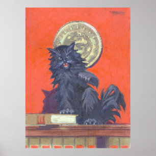 The Outlaw Cat - Kulhanek Kattdjur Art (1973) Poster